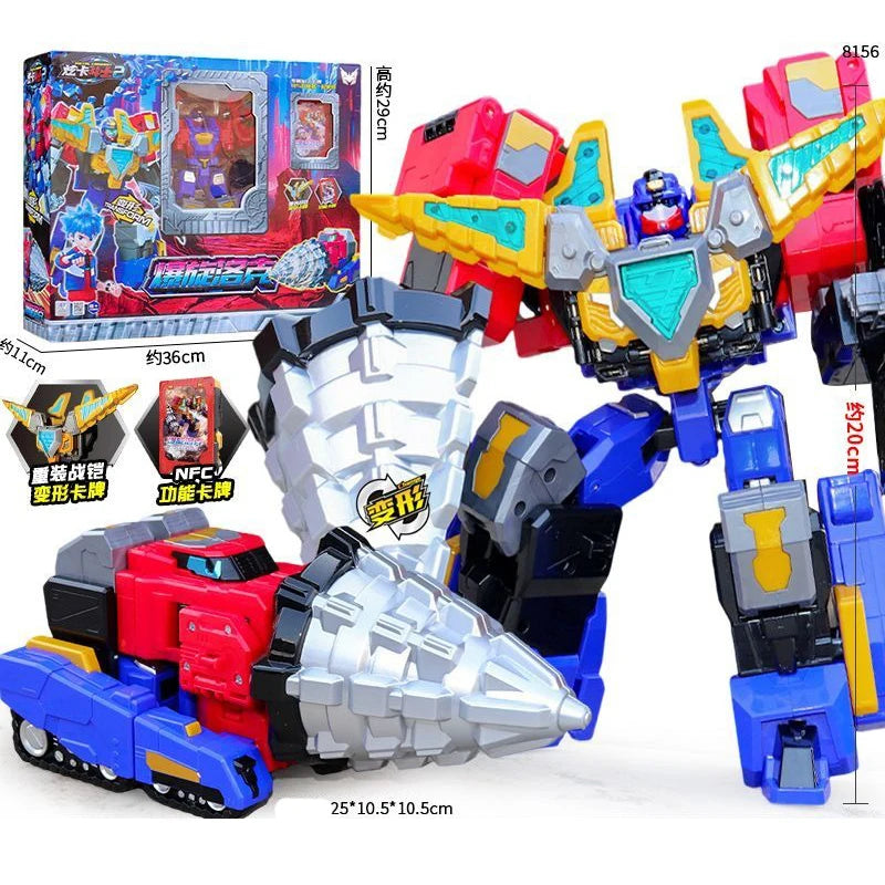 Metal Cardbot S S Season2 SKY GALLOP Transformant Robot avion voiture carte jouets figurine Transformation modèle enfants cadeau 2025