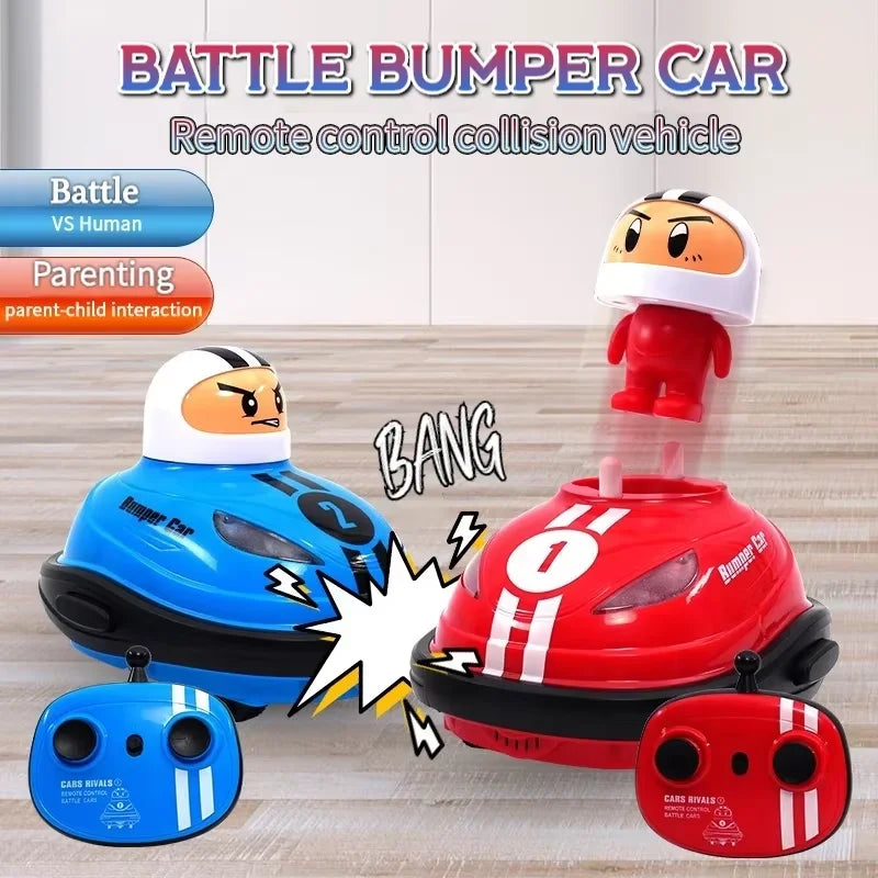 Jouet de voiture pare-chocs de combat RC pour enfant en bas âge garçon fille catapulte Robot Karting jouet avec lumière musicale jeu de bataille RC pour enfants batailles familiales