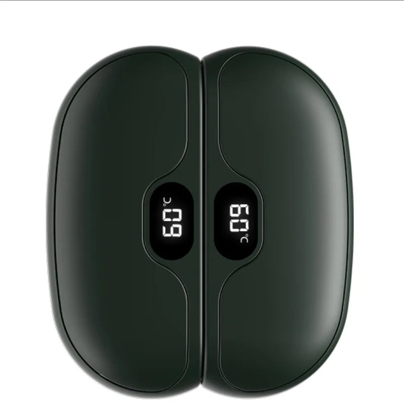 Chauffe-mains magnétique 2 en 1, affichage numérique, chaleur longue durée, chauffage rapide, électrique, pour l'hiver, nouveauté 2026