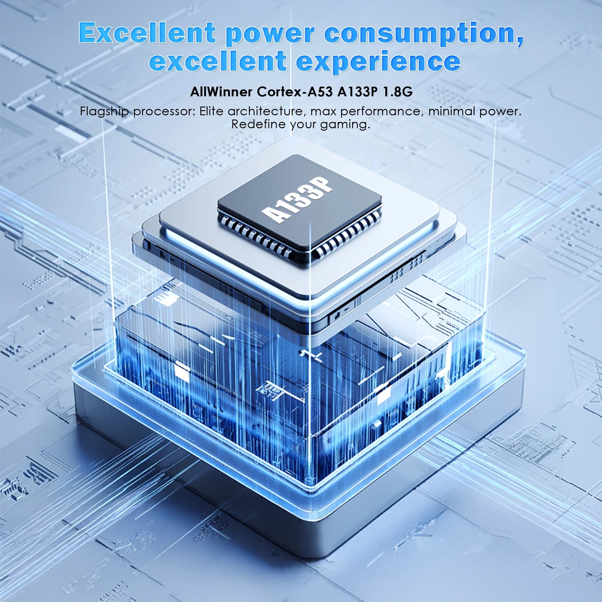 AMPOWN ZERO 40 Console de jeu vidéo 4 ''IPS écran multi-touch système Android A133P prise en charge Wifi Bluetooth moteur de Vibration pour NDS