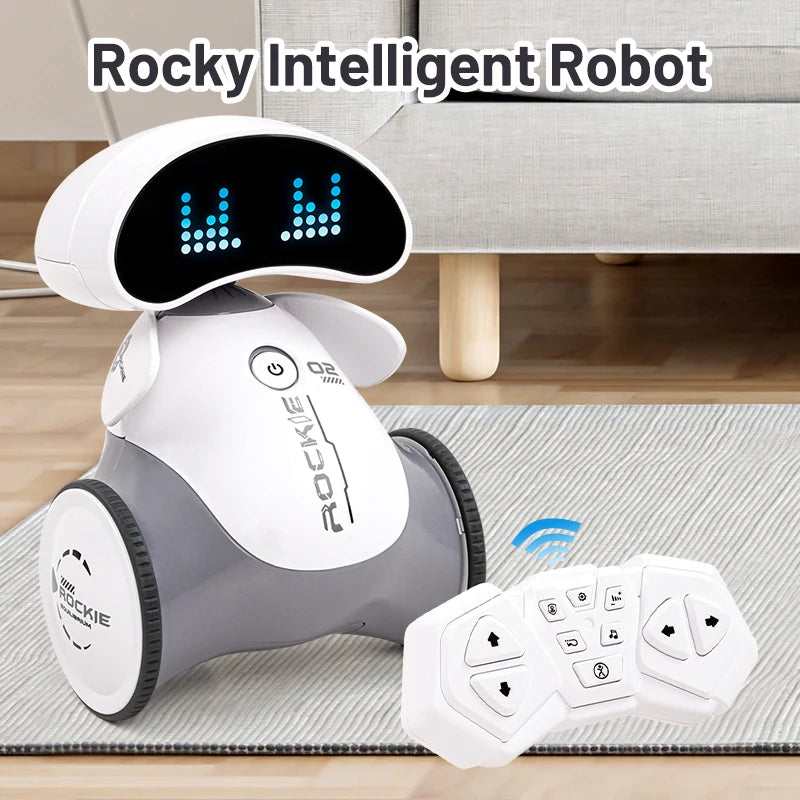 Emo Robot Rc Intelligent capteur tactile infrarouge 2.4G programmation sans fil Robo télécommande Robot jouets pour garçons filles