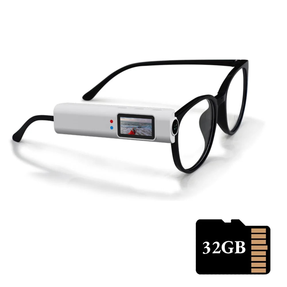 Mini lunettes FPV 2.7K, micro-caméra de prise de vue vidéo HD WiFi, casque Intelligent, enregistrement vidéo et sonore, contrôle par application WiFi