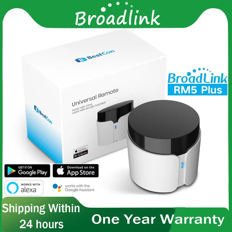 Broadlink RM5 Plus WiFi IR télécommande WiFi intelligent IR télécommande TV télécommande Mini IR télécommande universelle pour climatiseur