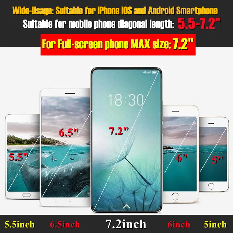 Boîte de lunettes VR de réalité virtuelle originale, vidéo stéréo 3D, casque de casque VR en carton Google pour téléphone portable Max 7.2 ", prise en charge du manette de jeu