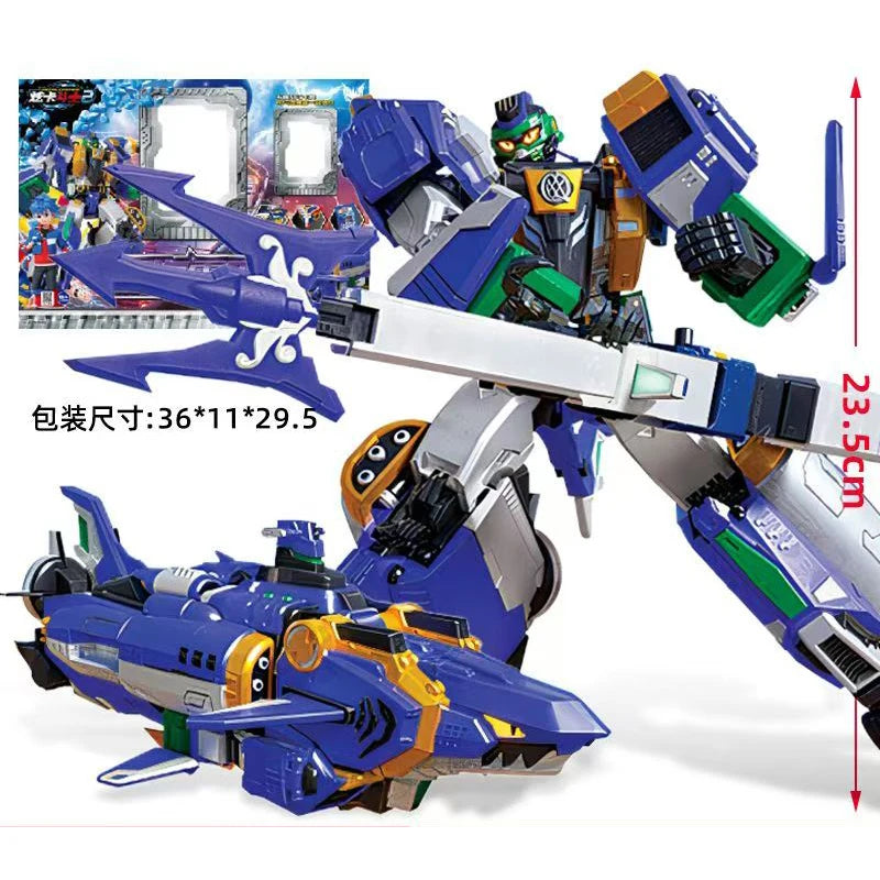 Metal Cardbot S S Season2 SKY GALLOP Transformant Robot avion voiture carte jouets figurine Transformation modèle enfants cadeau 2025