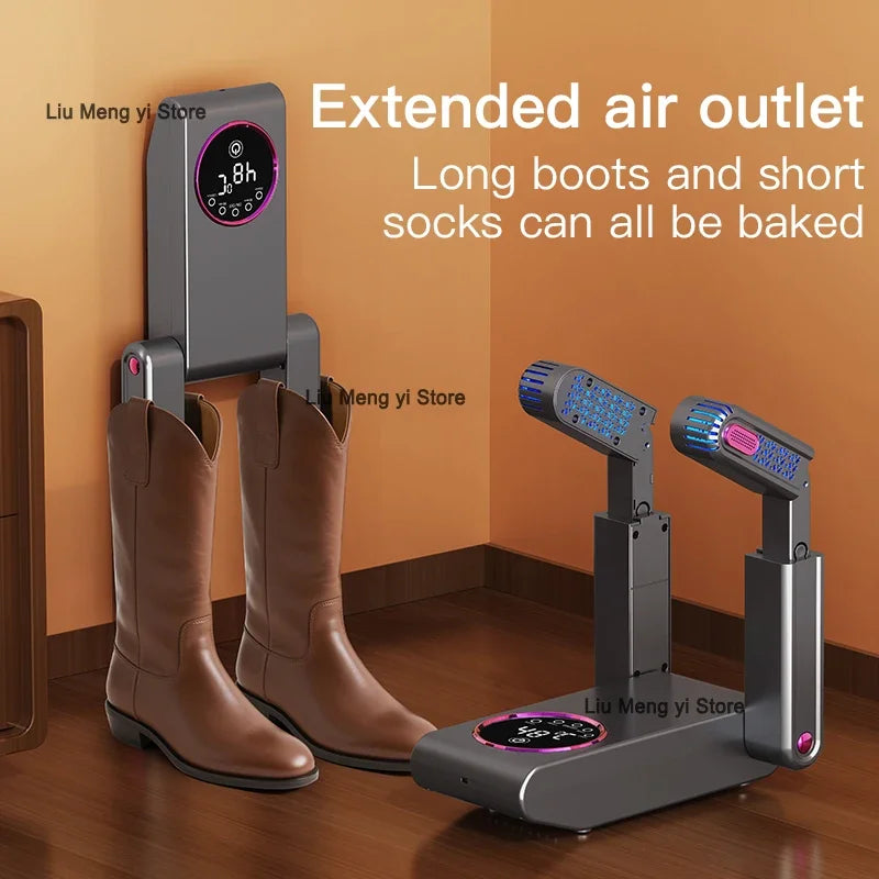 Nouveau sèche-chaussures électrique haute puissance désodorisant stérilisation synchronisation réglable Extension et Contraction sèche-chaussures sèche-chaussures