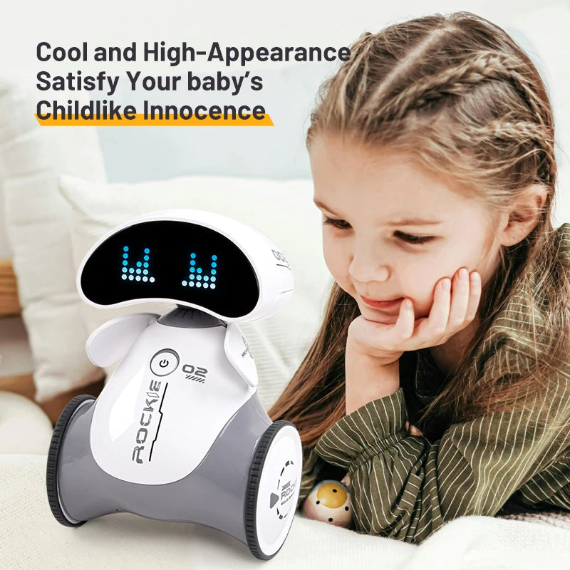 Emo Robot Rc Intelligent capteur tactile infrarouge 2.4G programmation sans fil Robo télécommande Robot jouets pour garçons filles