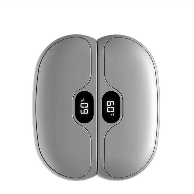 Chauffe-mains magnétique 2 en 1, affichage numérique, chaleur longue durée, chauffage rapide, électrique, pour l'hiver, nouveauté 2026