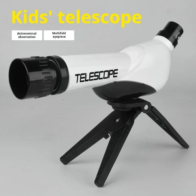 Télescopes pour enfants jouets éducatifs 40X expérience scientifique monoculaire enseignement scientifique Microscope jouet jouets pour enfants cadeaux pour enfants