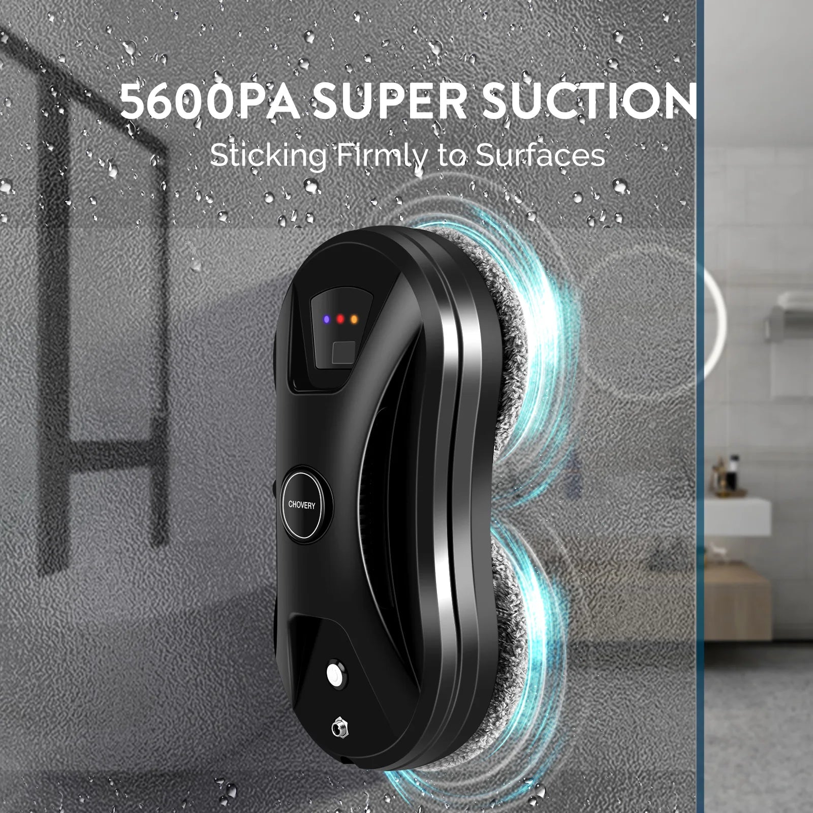 Robot nettoyeur de vitres électrique avec télécommande, aspirateur, lave-glace, limpiacristales, maison, nouveau