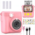 Appareil photo à impression instantanée pour enfants, caméras vidéo numériques HD 1080p pour tout-petits, cadeaux d'anniversaire de Noël pour filles et garçons de 3 à 12 ans