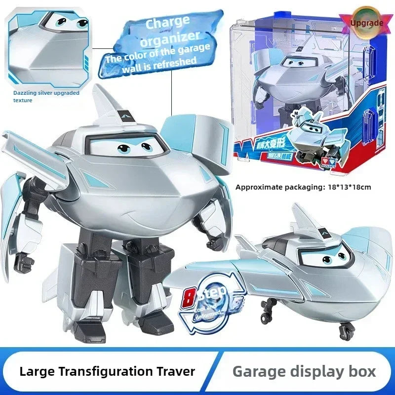 Grand jouet suspendu transformateur Auldey Super Wings, matériau ABS durable, ensemble de jeu interactif pour les enfants âgés de 3 ans et plus, offre spéciale maintenant!