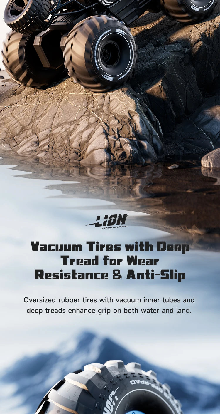 4DRC nouveau Y10 voiture télécommandée 2.4G Rc bateau étanche amphibie cascadeur voiture 4WD tout Terrain camion jouets pour enfants cadeaux d'anniversaire