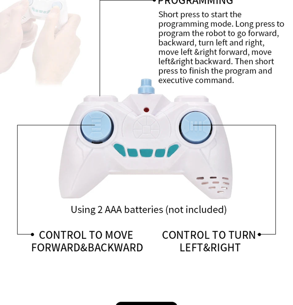 Voiture Robot RC 2.4G, avec détection de gestes sonores, jouet électrique Intelligent Programmable à Induction, télécommande, cadeau pour garçon et fille