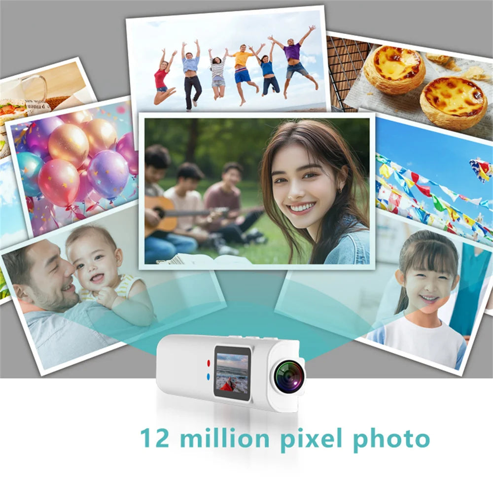 Mini lunettes FPV 2.7K, micro-caméra de prise de vue vidéo HD WiFi, casque Intelligent, enregistrement vidéo et sonore, contrôle par application WiFi