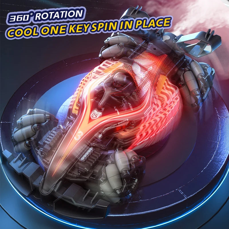 Voiture télécommandée super grande pour enfants, détection de gestes, dérive cascadeuse, pulvérisation à grande vitesse, voiture de course, modèle de voiture jouet pour garçon