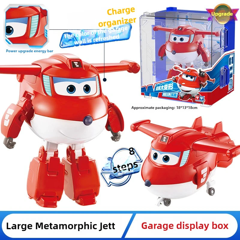 Grand jouet suspendu transformateur Auldey Super Wings, matériau ABS durable, ensemble de jeu interactif pour les enfants âgés de 3 ans et plus, offre spéciale maintenant!