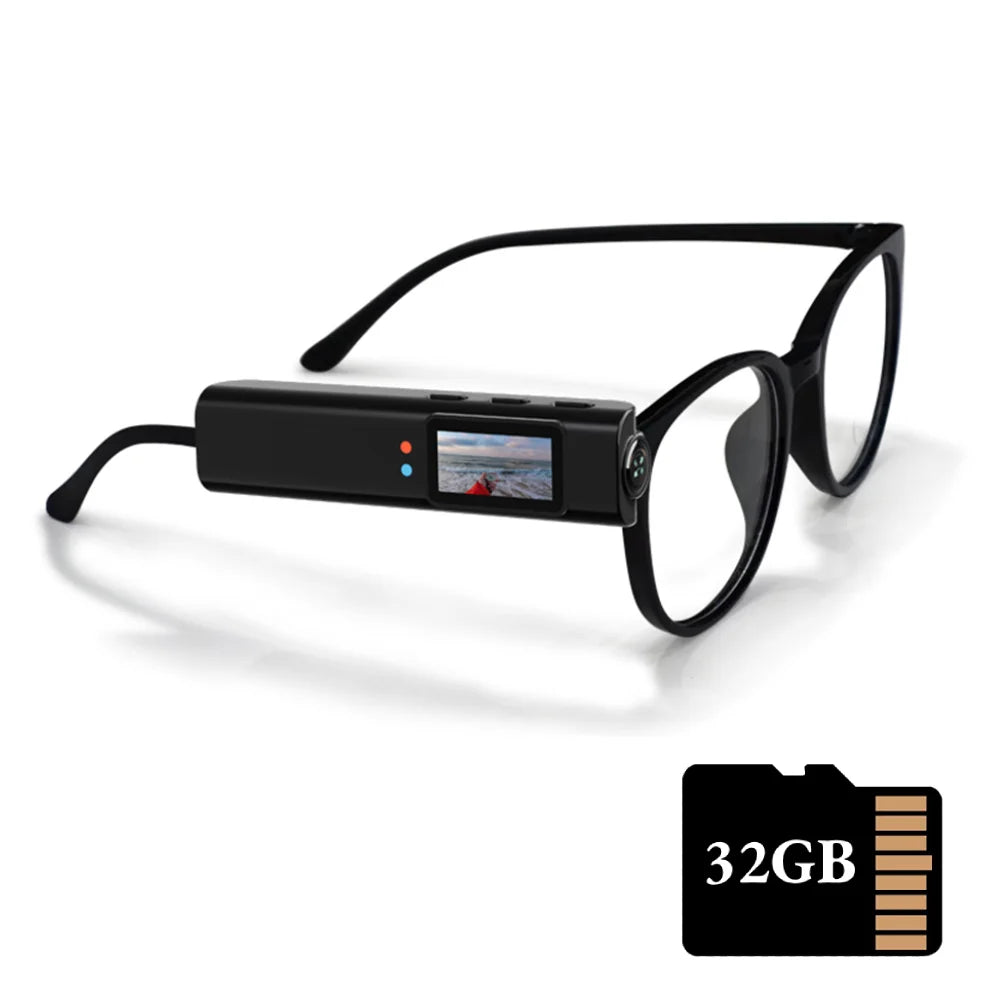 Mini lunettes FPV 2.7K, micro-caméra de prise de vue vidéo HD WiFi, casque Intelligent, enregistrement vidéo et sonore, contrôle par application WiFi
