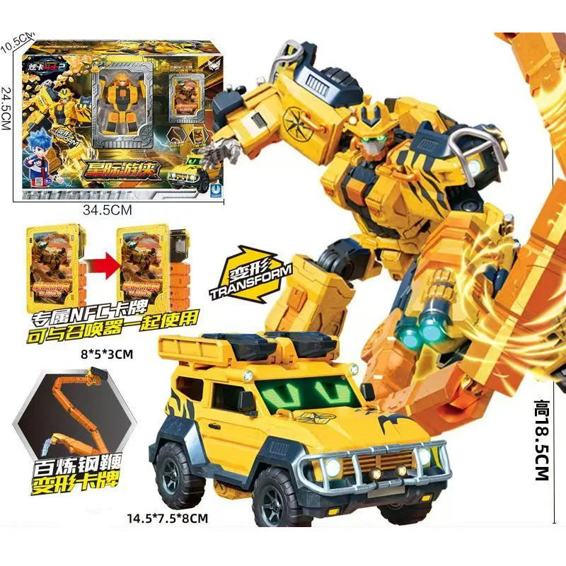 Metal Cardbot S S Season2 SKY GALLOP Transformant Robot avion voiture carte jouets figurine Transformation modèle enfants cadeau 2025