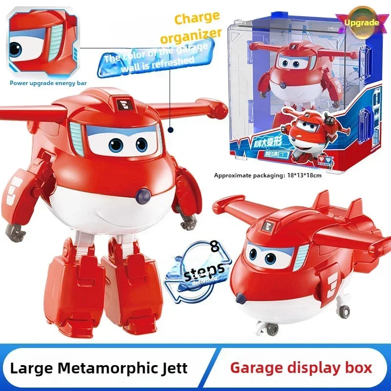 Grand jouet suspendu transformateur Auldey Super Wings, matériau ABS durable, ensemble de jeu interactif pour les enfants âgés de 3 ans et plus, offre spéciale maintenant!