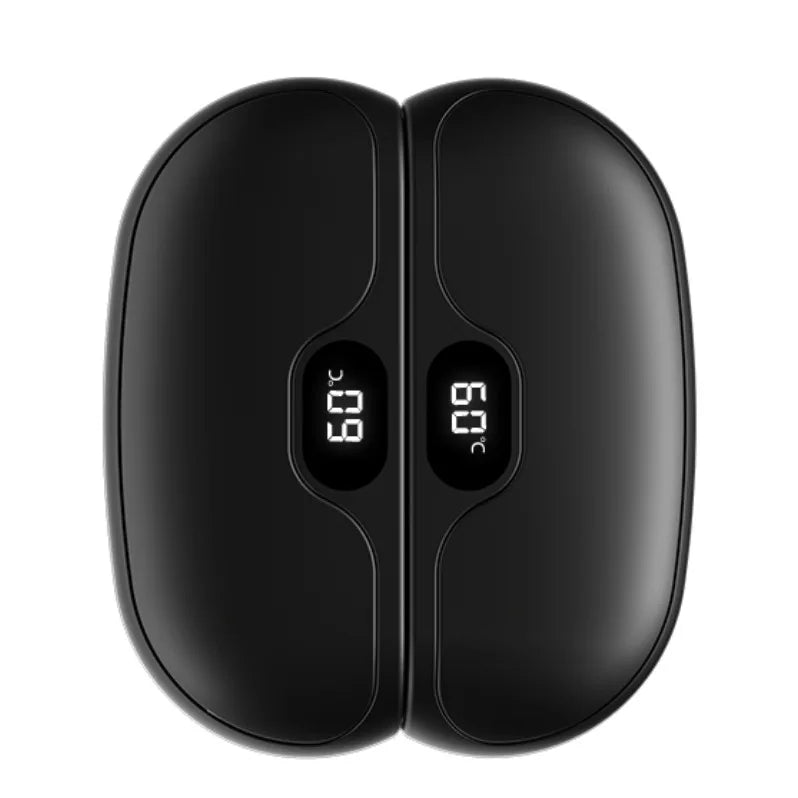 Chauffe-mains magnétique 2 en 1, affichage numérique, chaleur longue durée, chauffage rapide, électrique, pour l'hiver, nouveauté 2026