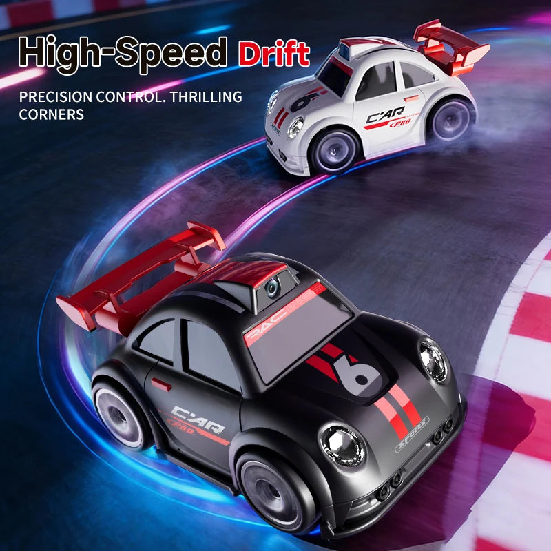 Caméra FPV HD RC Drift Car 2.4GHz vidéo en temps réel 4WD camion télécommandé à grande vitesse, Mini véhicule de course RC jouet pour enfants adultes