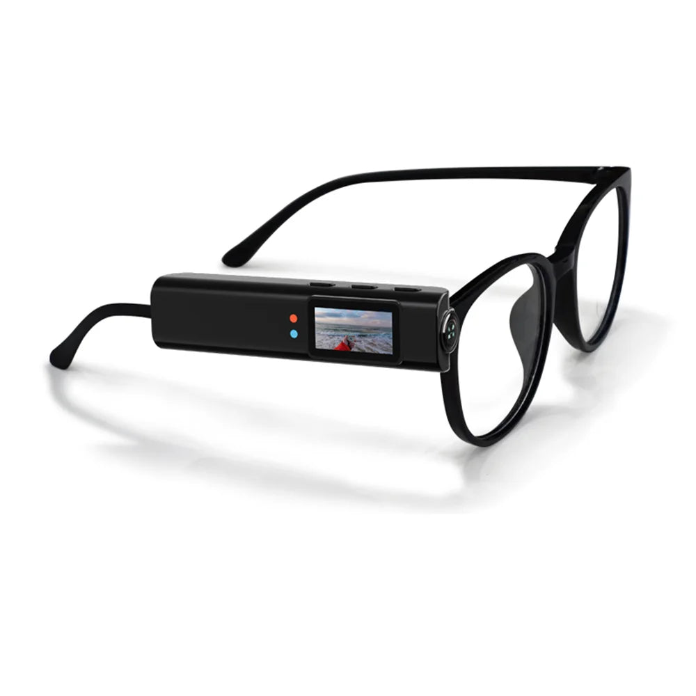Mini lunettes FPV 2.7K, micro-caméra de prise de vue vidéo HD WiFi, casque Intelligent, enregistrement vidéo et sonore, contrôle par application WiFi