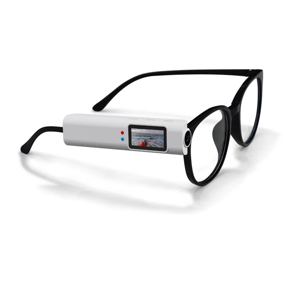 Mini lunettes FPV 2.7K, micro-caméra de prise de vue vidéo HD WiFi, casque Intelligent, enregistrement vidéo et sonore, contrôle par application WiFi