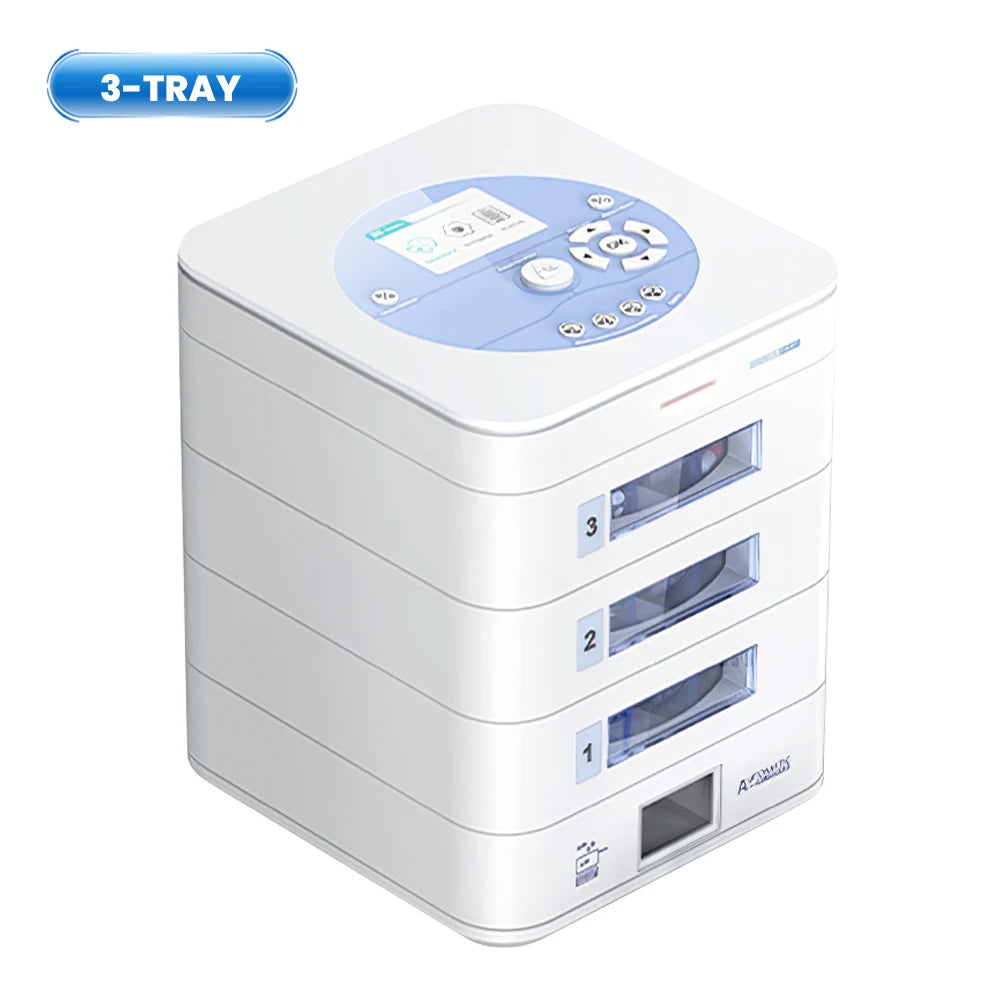 Distributeur automatique de pilules de 28 jours, gestion des médicaments sûre à distance pour les personnes âgées, contrôle par application en temps réel, guidage vocal