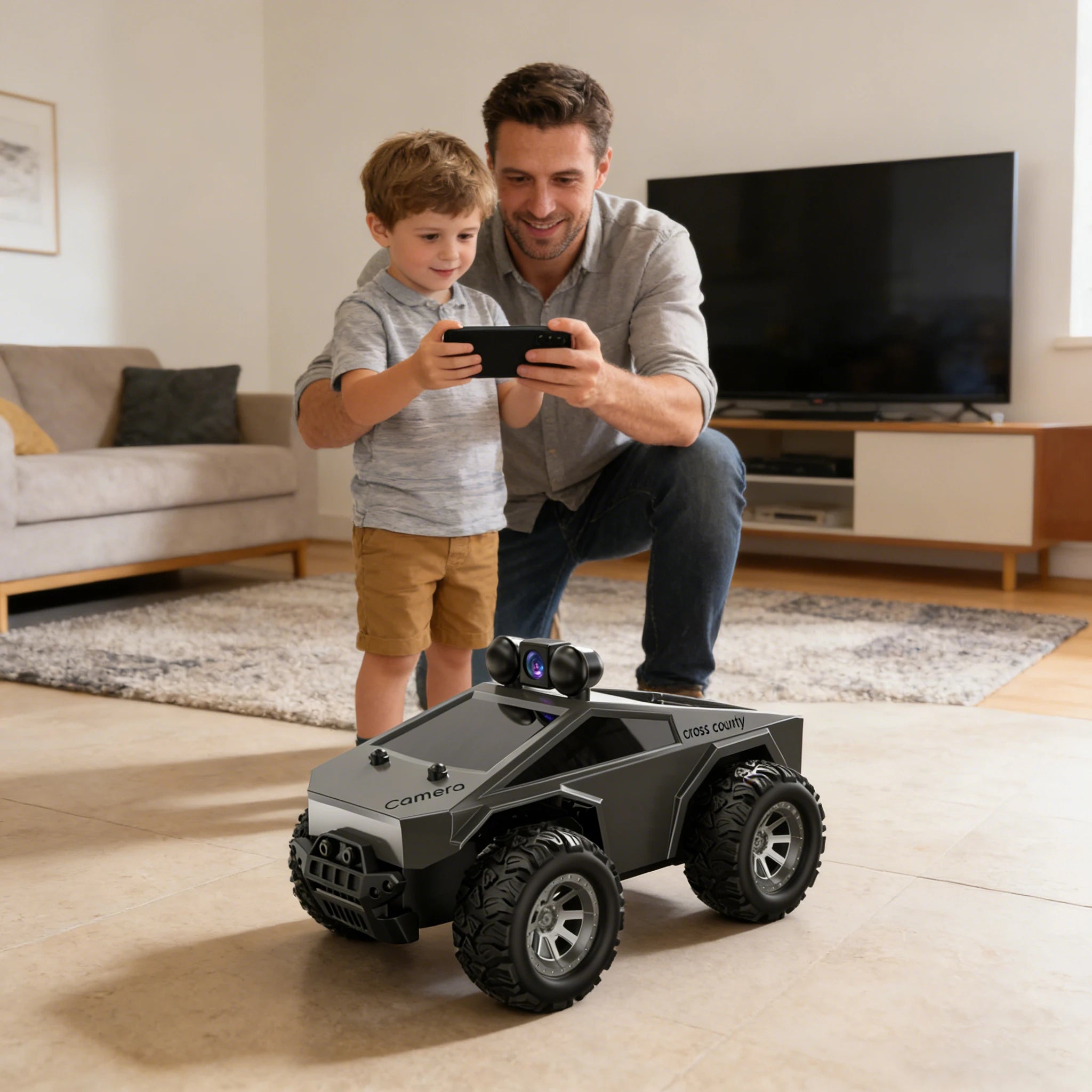 Voiture RC avec caméra FPV HD, avec Transmission en temps réel, KF29, voiture d'escalade de cascade à grande vitesse, télécommande 2.4G, jouet cadeau pour enfants et adultes